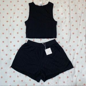 BNWT REVAMPED RIBBED LOUNGEWEAR SET